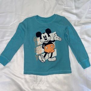 Vintage Disney Mickey Long Sleeve Shirt 4T